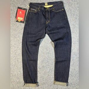 PRPS Goods & Co. Selvedge Denim Jeans – Size 31 – Raw Denim – Made in Japan